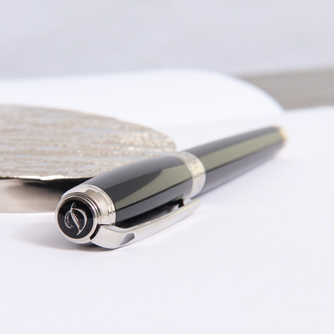 ST Dupont Line D Large Black & Palladium Rollerball Pen – Truphae