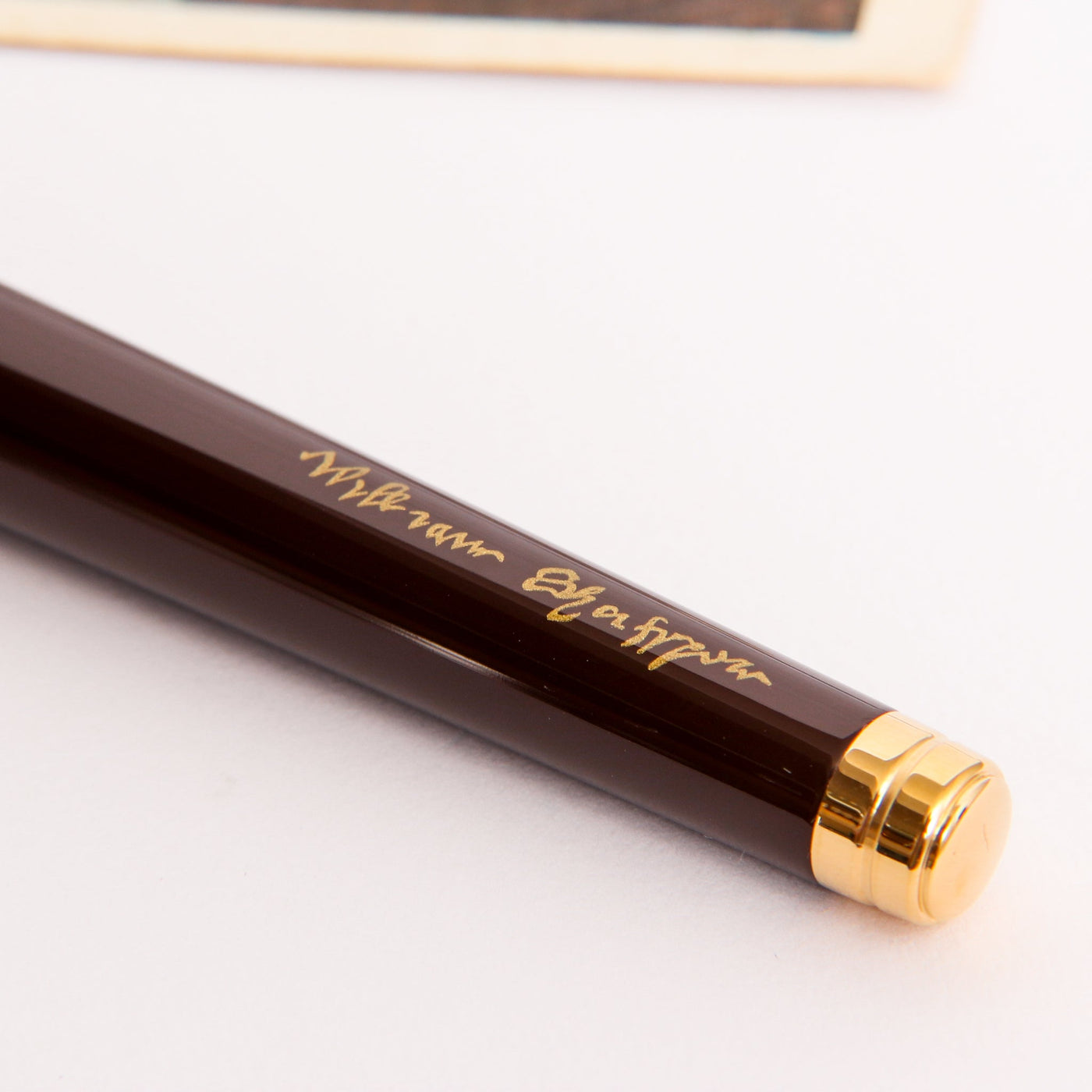 ST Dupont Line D Limited Edition William Shakespeare Fountain Pen Signature On Barrel