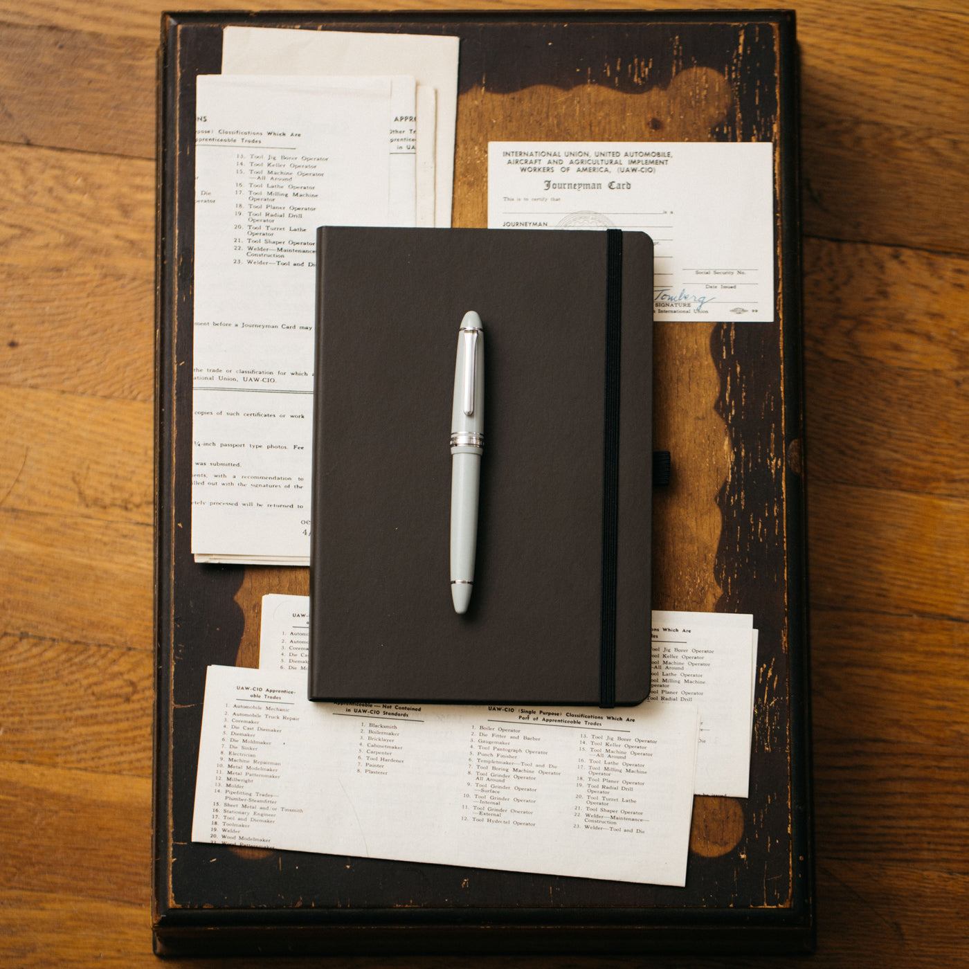 Sailor 1911S Anchor Gray Fountain Pen