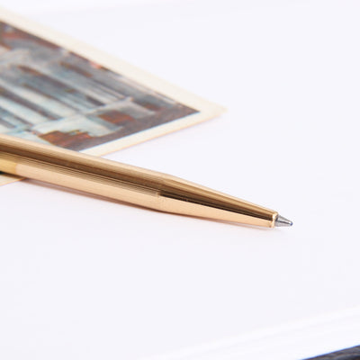 Sheaffer TRZ Gold Electroplated Ballpoint Pen - Preowned Tip