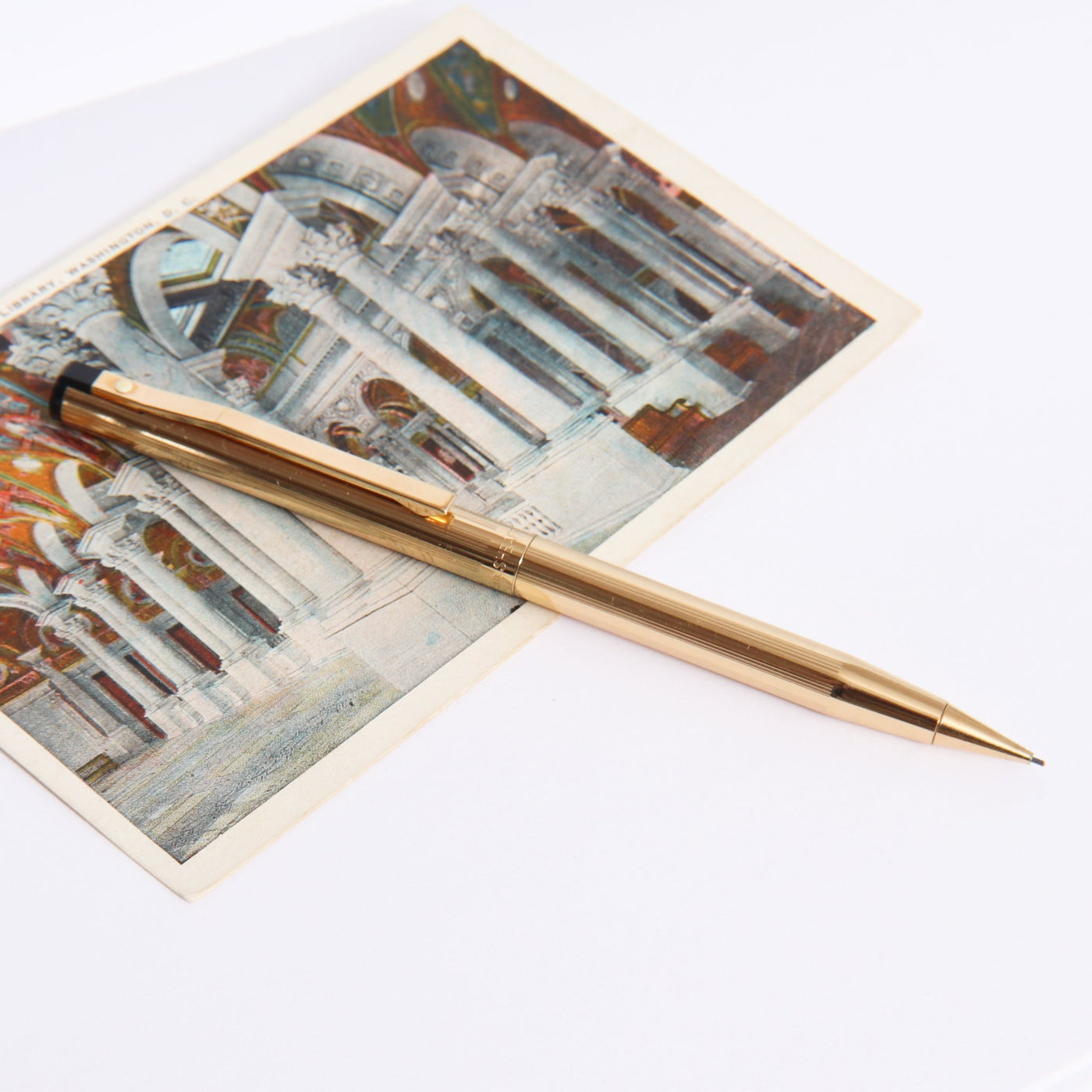 Sheaffer TRZ Gold Electroplated Mechanical Pencil - Preowned