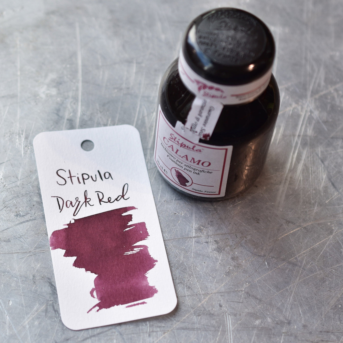 Stipula Calamo Dark Red Ink Bottle