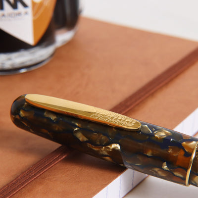 Stipula Etruria Champagne Celluloid Fountain Pen Clip