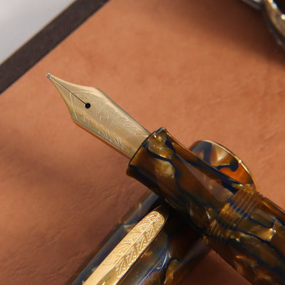 Stipula Etruria Champagne Celluloid Fountain Pen Nib