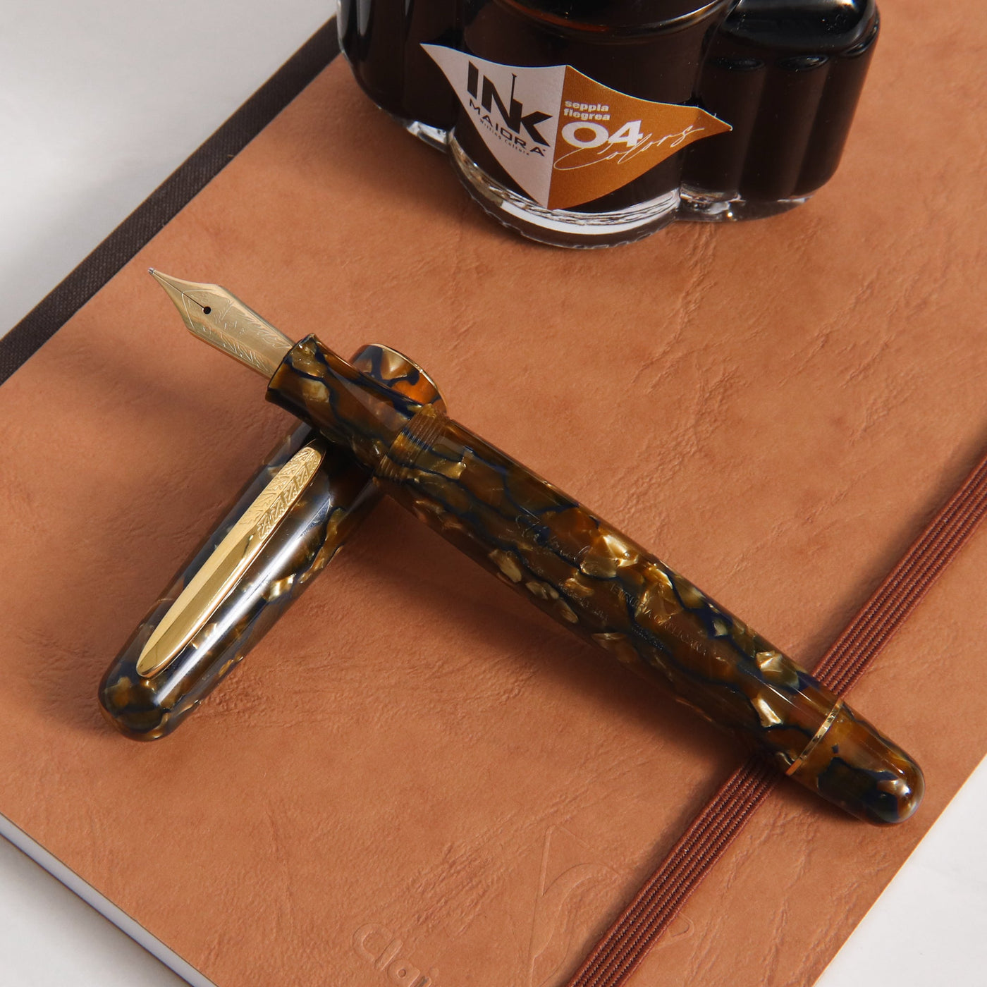 Stipula Etruria Champagne Celluloid Fountain Pen