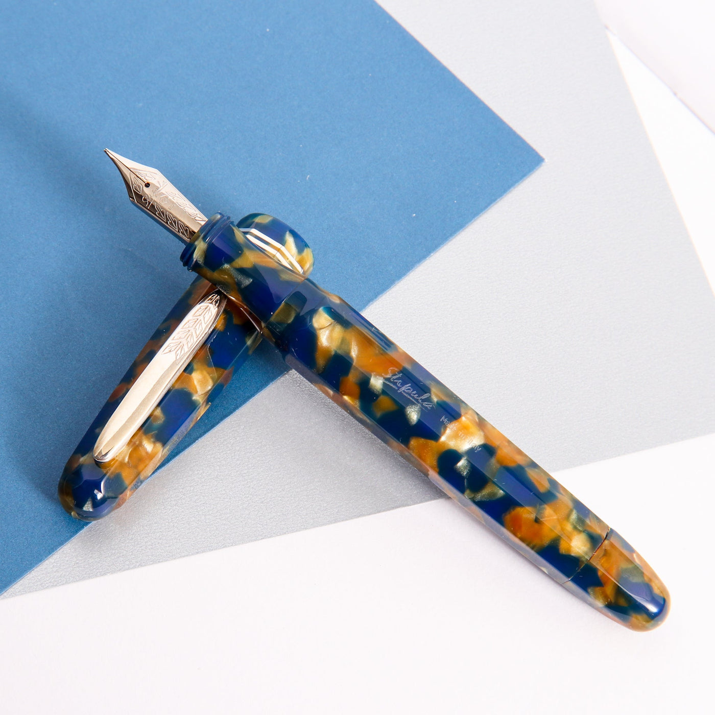 Stipula Etruria Faceted Champagne Fountain Pen