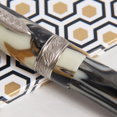 Stipula Etruria Magnifica Pyrite Fountain Pen Center Band