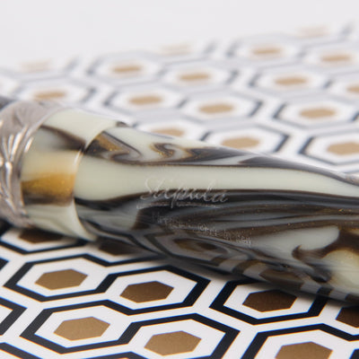 Stipula Etruria Magnifica Pyrite Fountain Pen Engraving