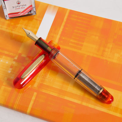 Stipula Etruria Prisma Magma Fountain Pen - 14k Nib