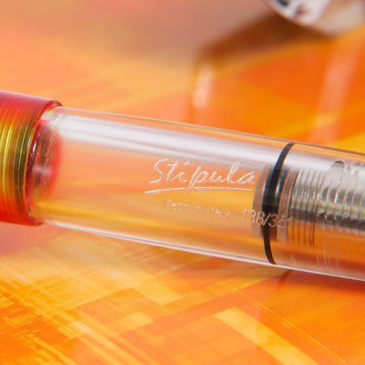 Stipula Etruria Prisma Magma Fountain Pen Engraving