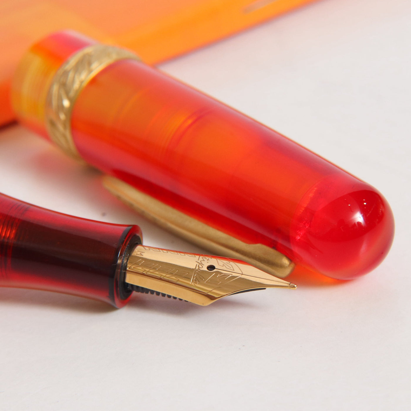 Stipula Etruria Prisma Magma Fountain Pen Nib Details