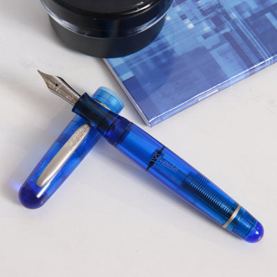 Stipula Etruria Rainbow Transparent Blue Fountain Pen