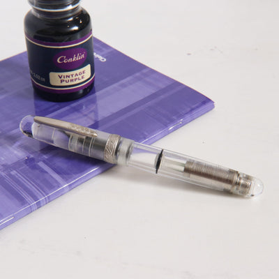 Stipula Etruria Rainbow Transparent Clear Fountain Pen Capped