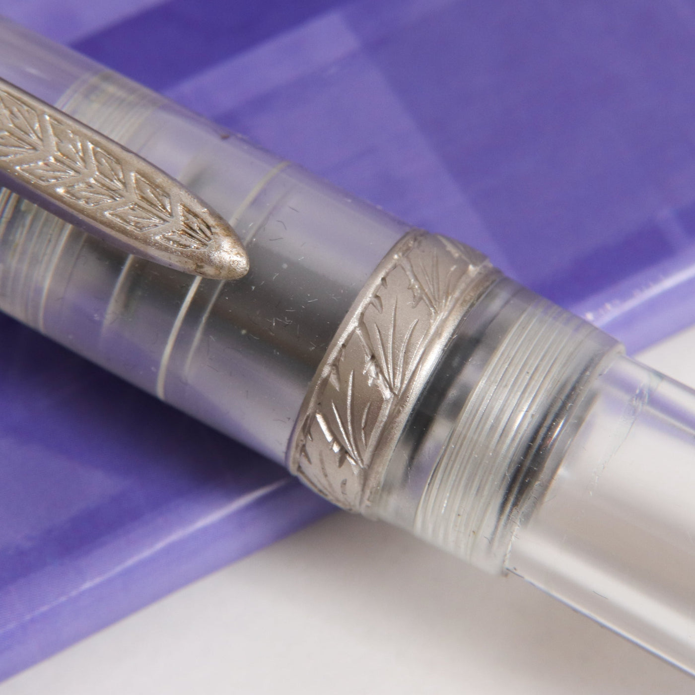 Stipula Etruria Rainbow Transparent Clear Fountain Pen Center Band