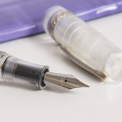 Stipula Etruria Rainbow Transparent Clear Fountain Pen Nib Details