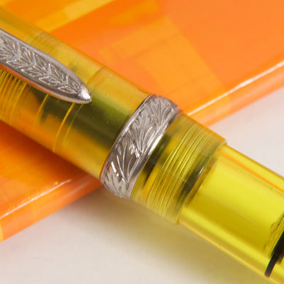 Stipula Etruria Rainbow Transparent Yellow Fountain Pen Center Band