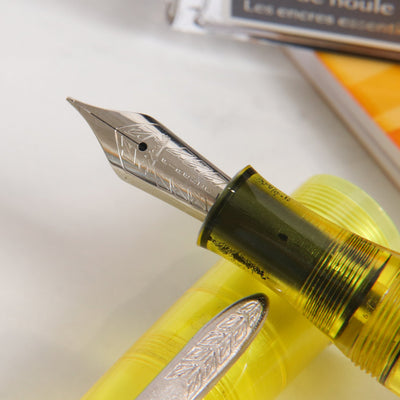 Stipula Etruria Rainbow Transparent Yellow Fountain Pen Nib