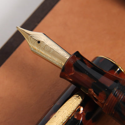 Stipula Etruria Terra di Siena Celluloid Fountain Pen Nib