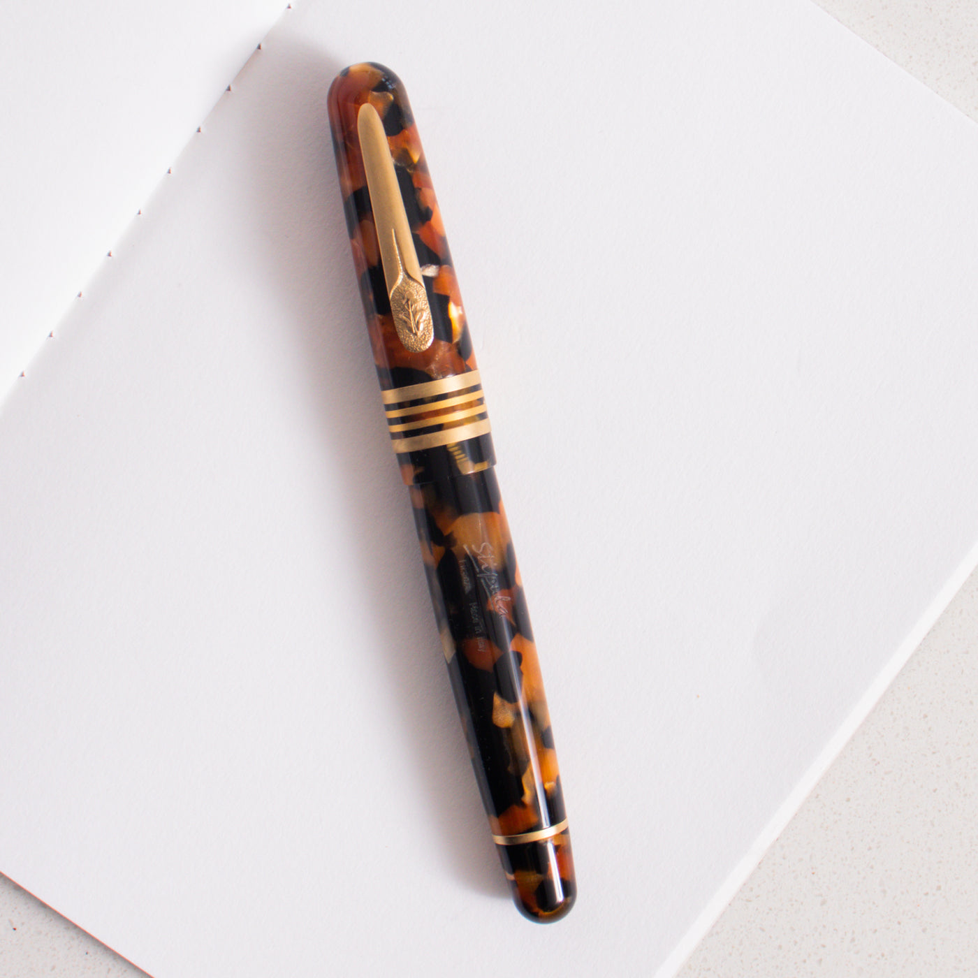 Stipula Etruria Tortoise Fountain Pen