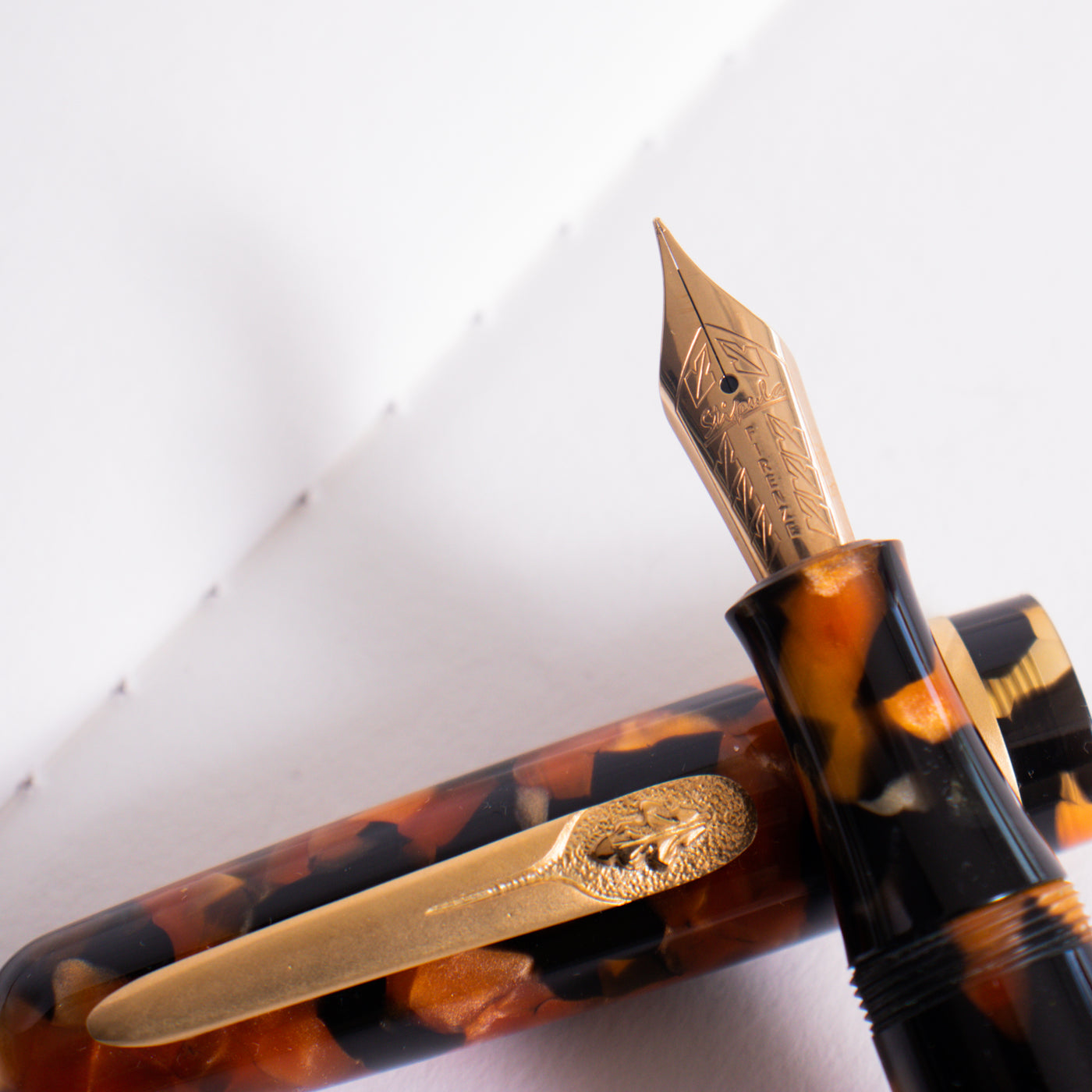 Stipula Etruria Tortoise Fountain Pen