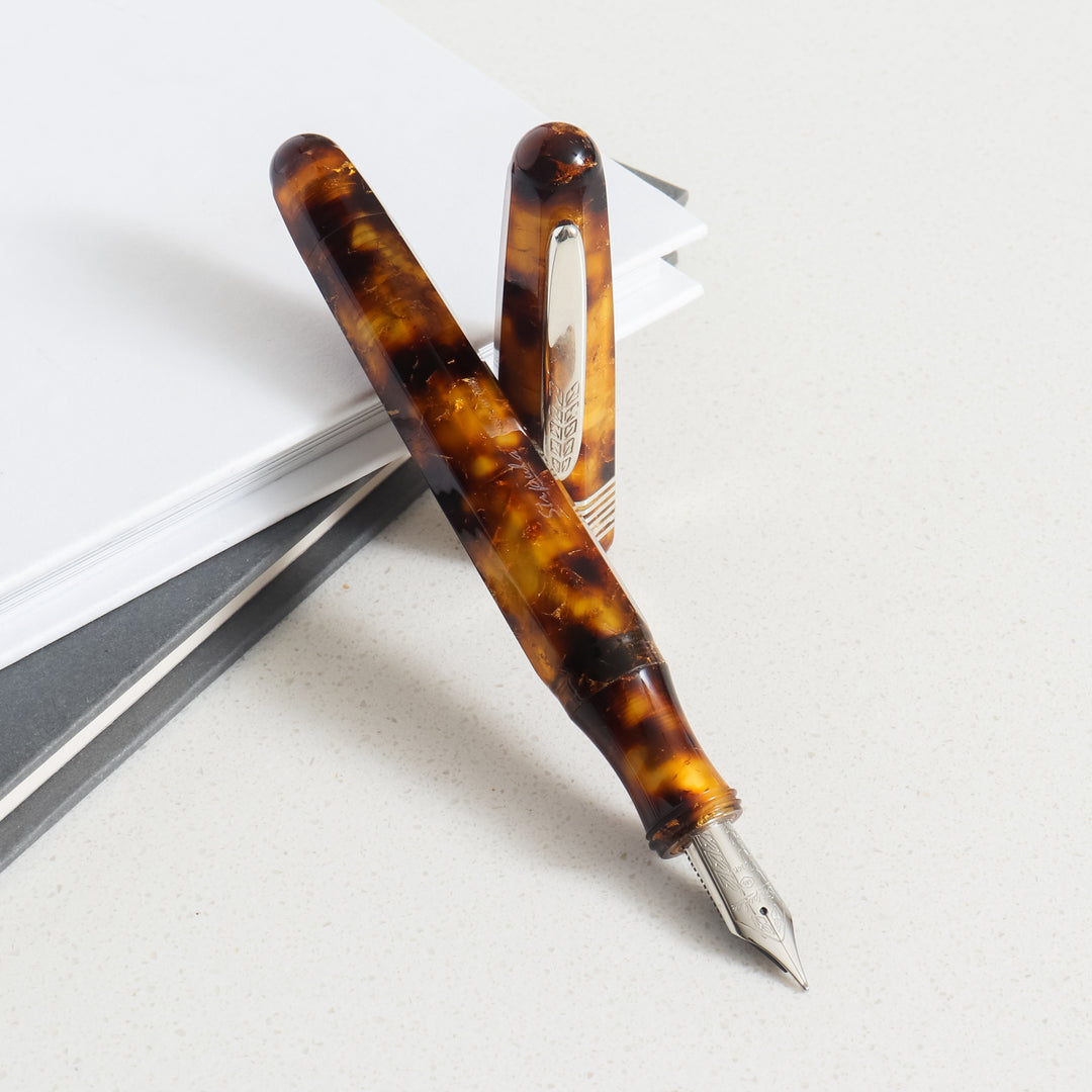 Stipula Etruria Faceted Miele Selvatico Fountain Pen – Truphae