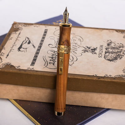 Stipula Leonardo da Vinci Olive Wood Fountain Pen