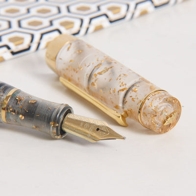 Stipula Suprema Foglia D'Oro Limited Edition Fountain Pen Nib Details