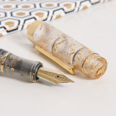 Stipula Suprema Foglia D'Oro Limited Edition Fountain Pen Nib Details