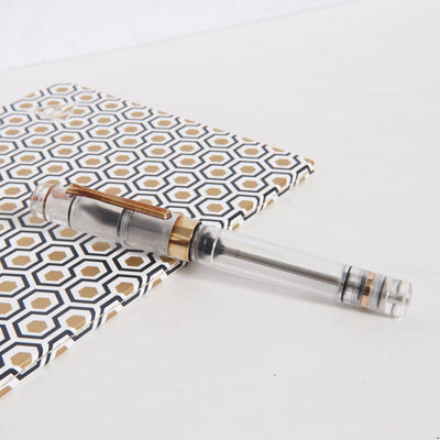 Stipula Suprema Nuda Rose Gold Fountain Pen Capped