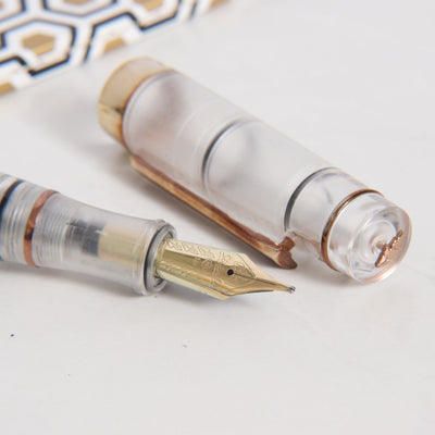 Stipula Suprema Nuda Rose Gold Fountain Pen Nib Details