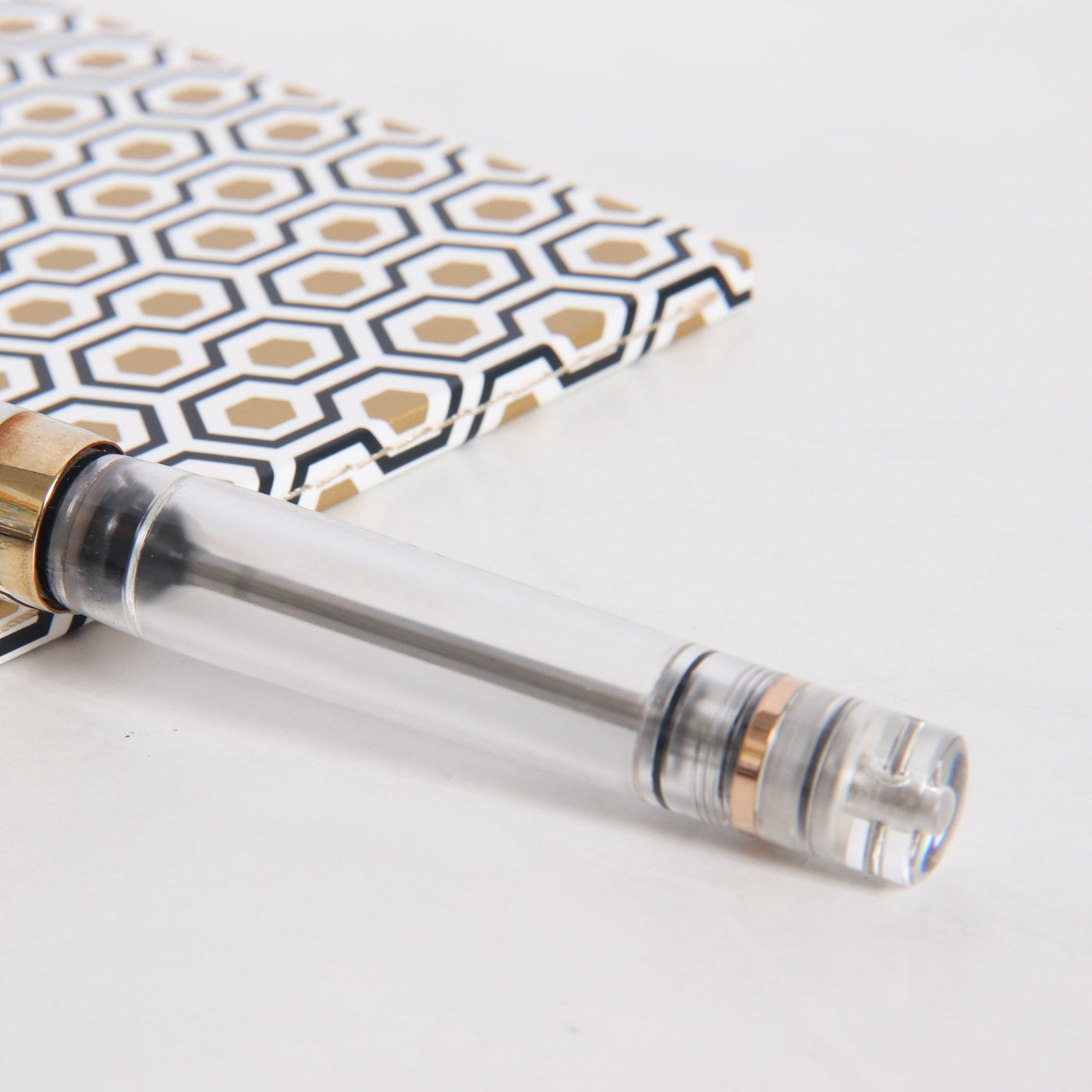 Stipula Suprema Nuda Rose Gold Fountain Pen Vacuum Piston Filled