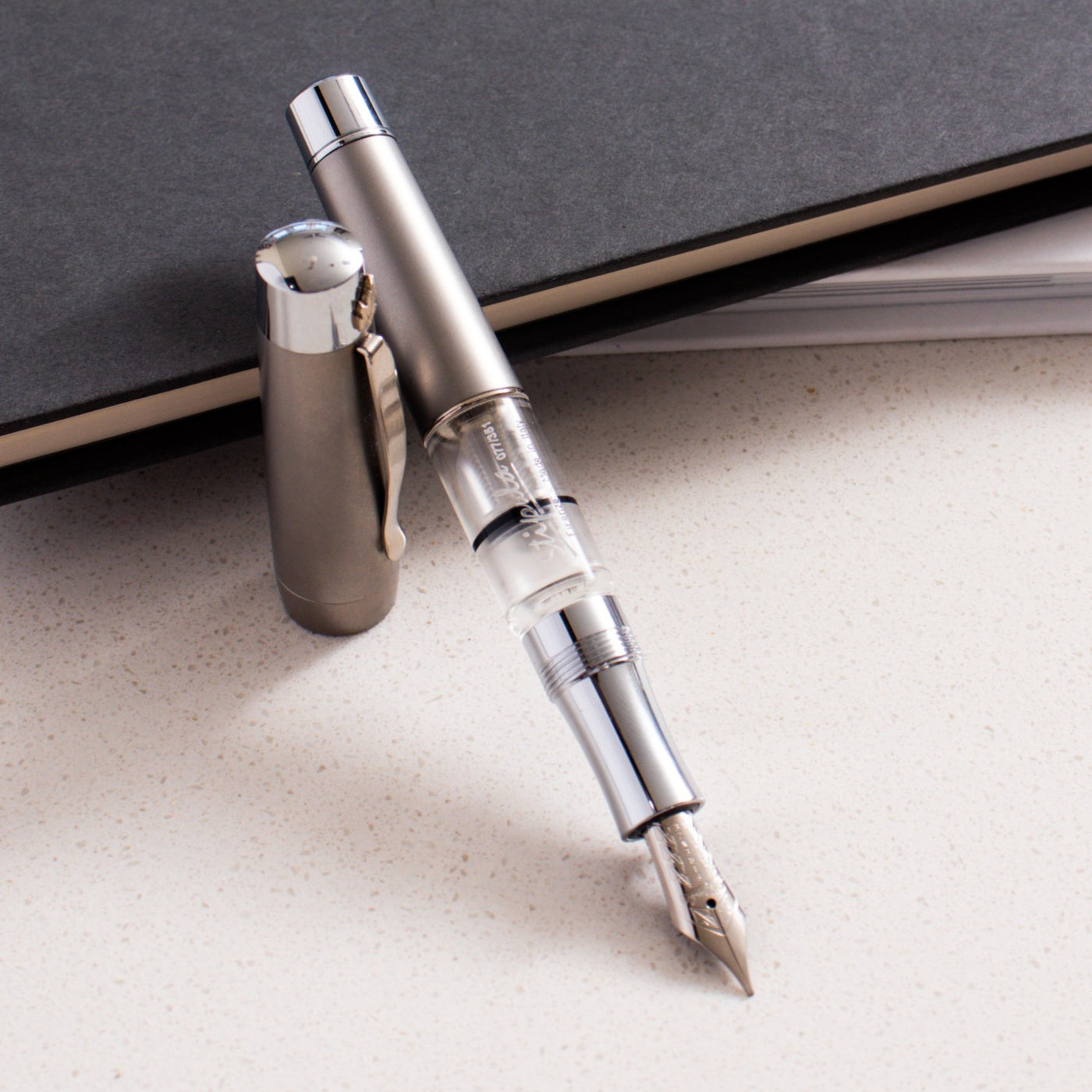 Stipula Ventidue-22 Toccoferro Iron Clear Fountain Pen