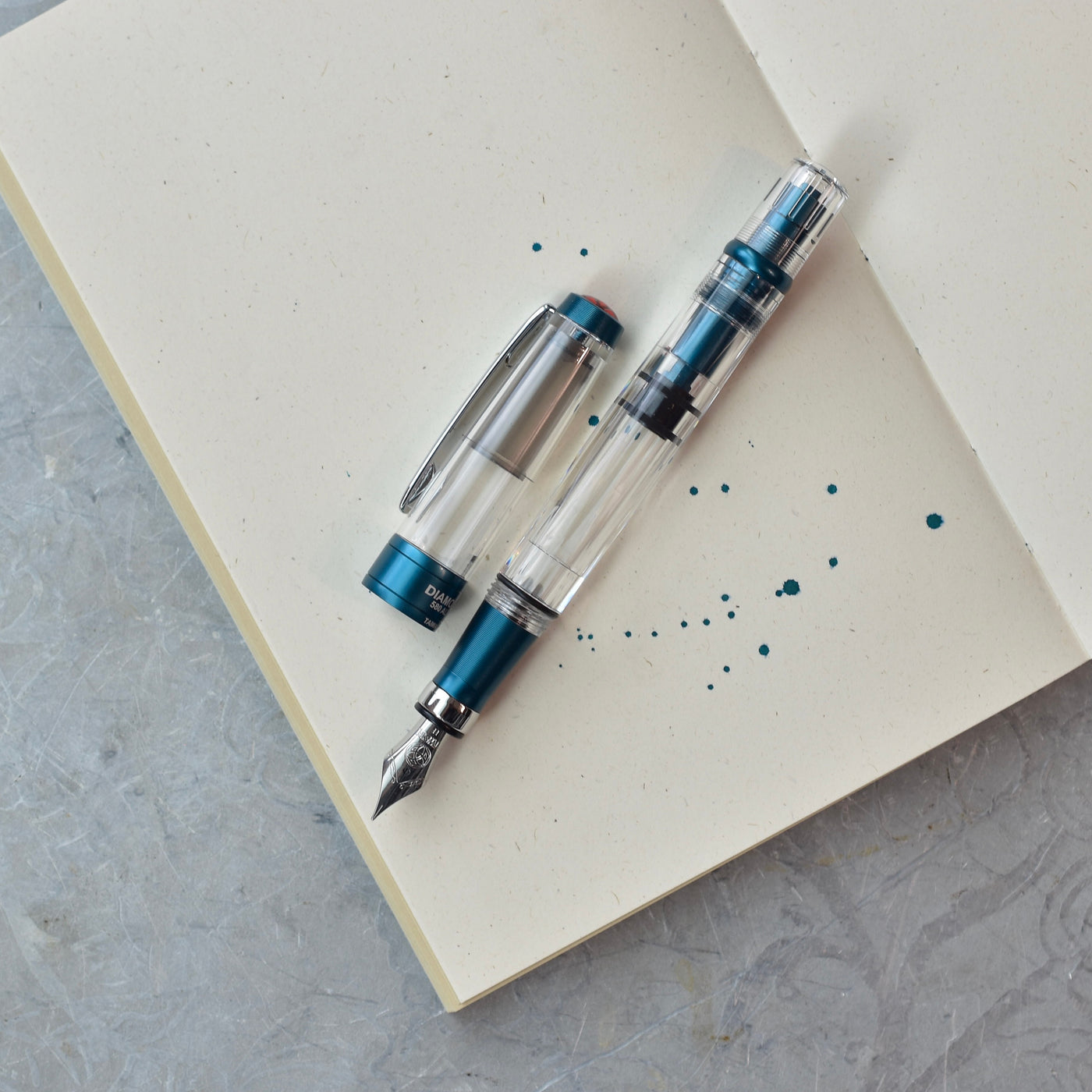 TWSBI Diamond 580ALR Prussian Blue Fountain Pen