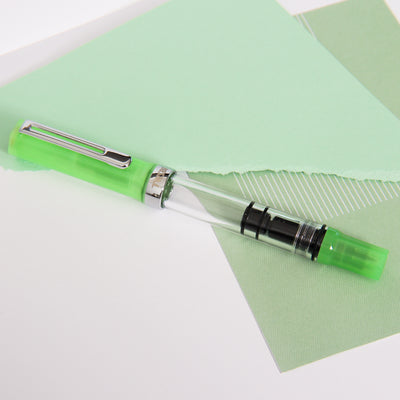 TWSBI Eco Glow Green Fountain Pen Piston Filled