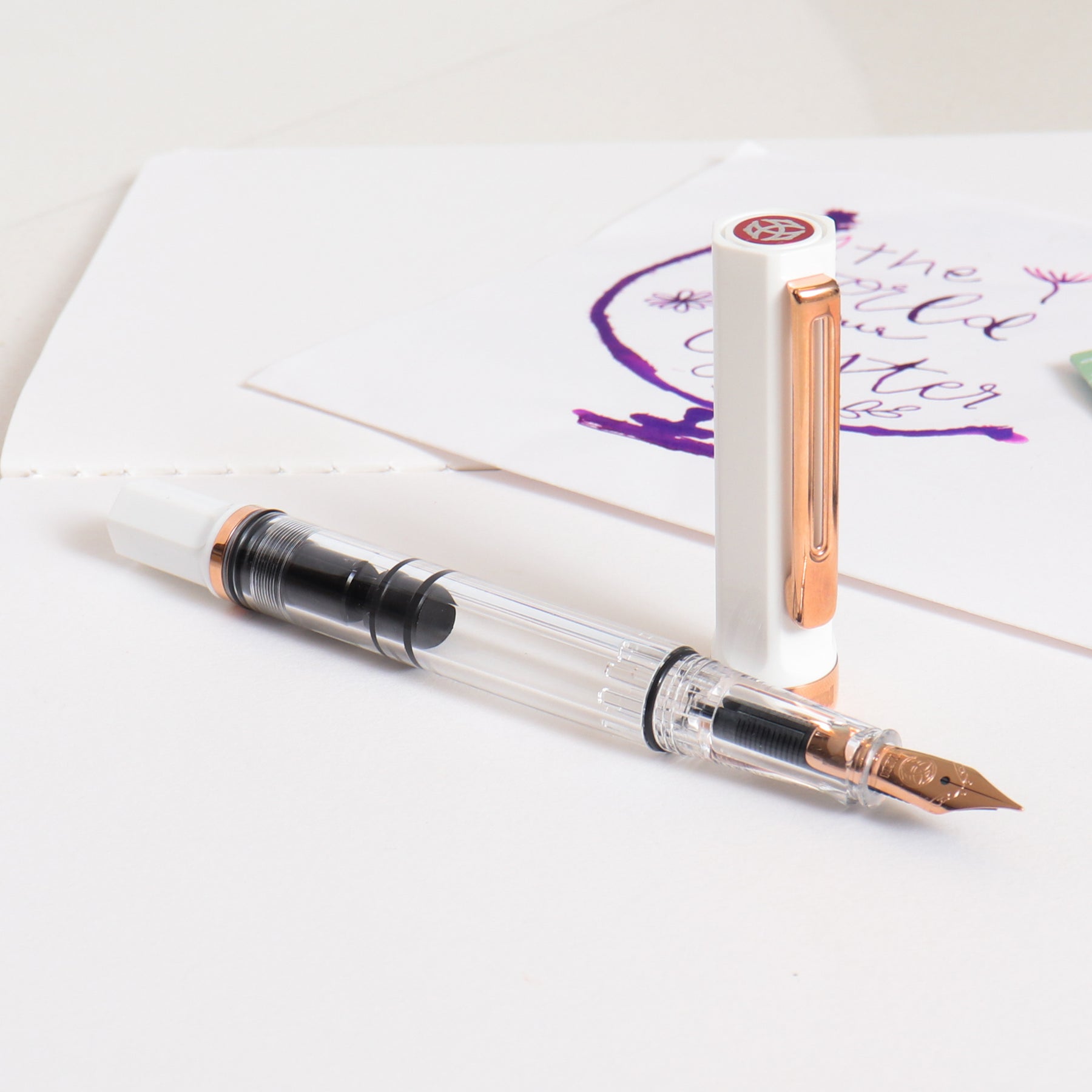 TWSBI ECO White Rose Gold Fountain Pen Review — The Pen Addict