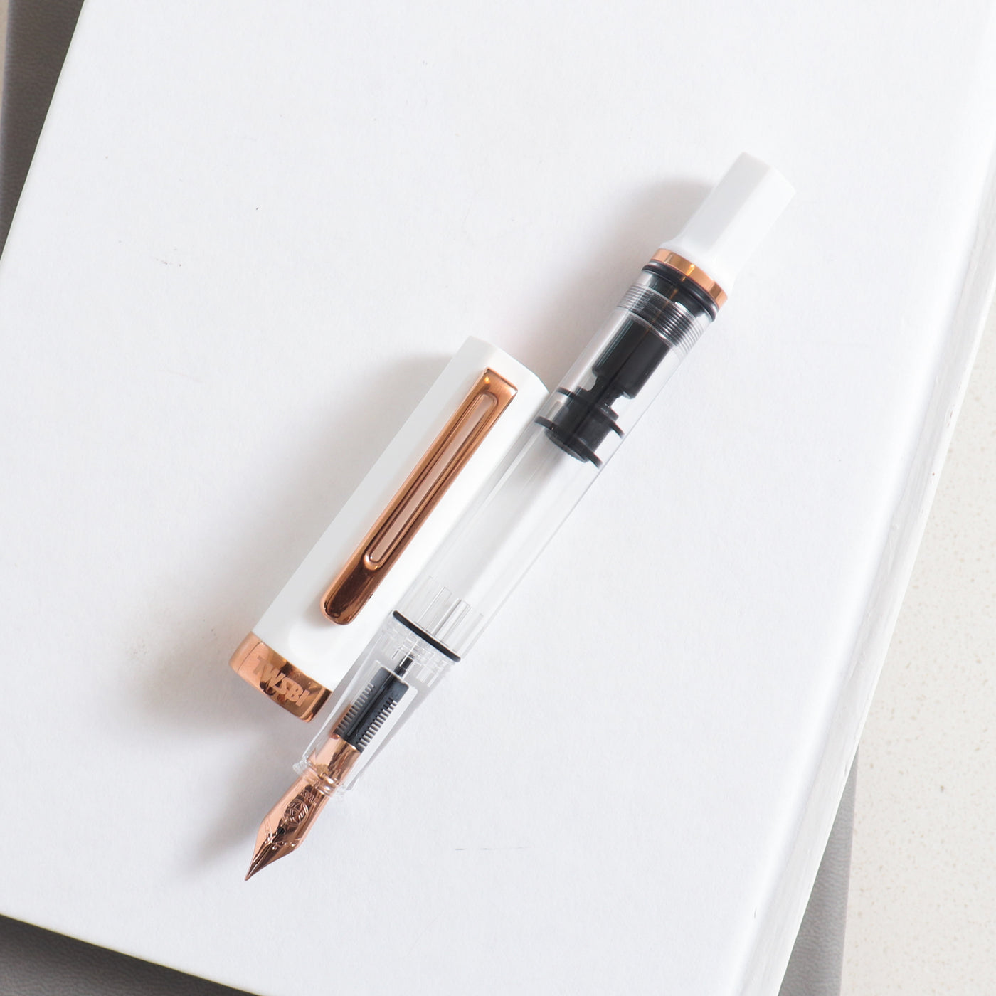 TWSBI Eco Fountain Pen - White 1.1 Stub