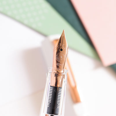 TWSBI Eco White & Rose Gold Fountain Pen