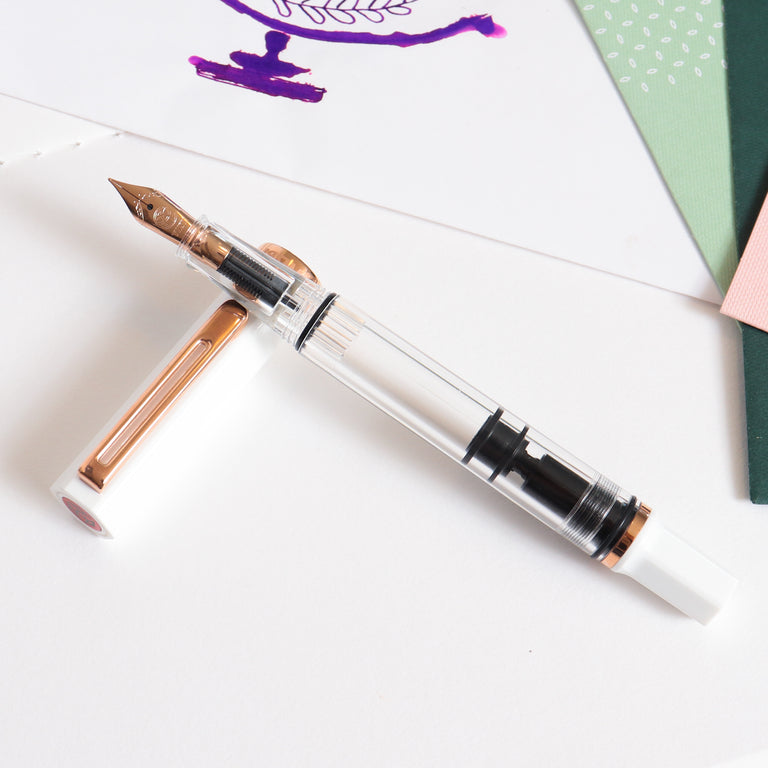 TWSBI Eco Smoke & Rose Gold Fountain Pen – Truphae