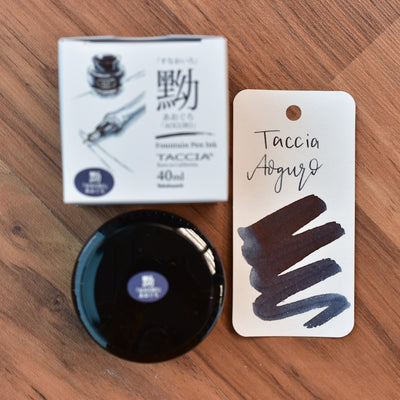 Taccia Aoguro Blue-Black Ink Bottle