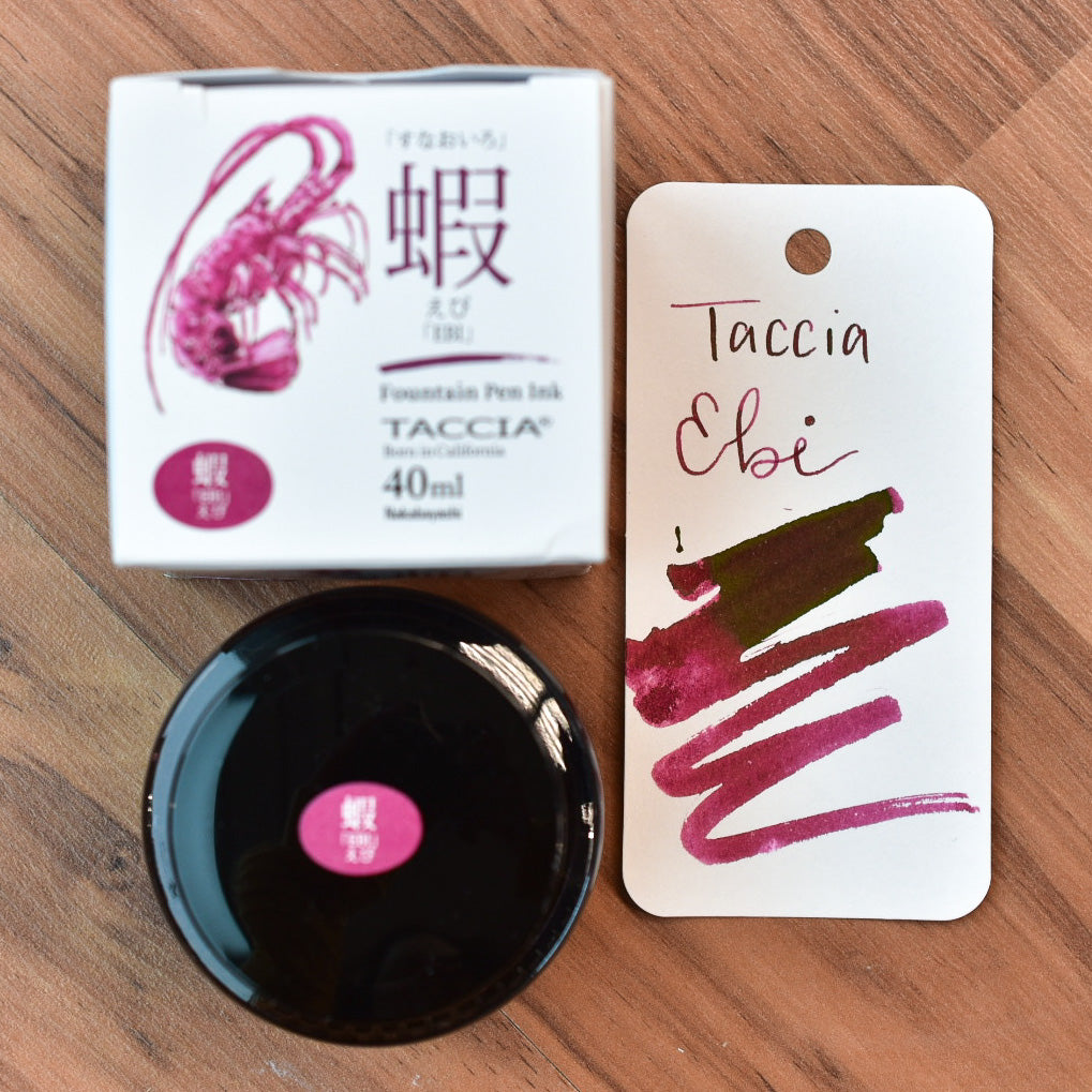 Taccia Ebi Purple Red Ink Bottle