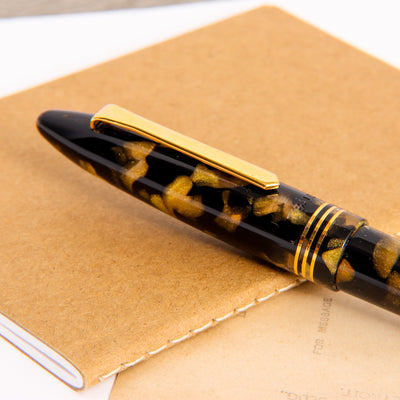 Tibaldi-Bononia-Black-Gold-Ballpoint-Pen-Clip