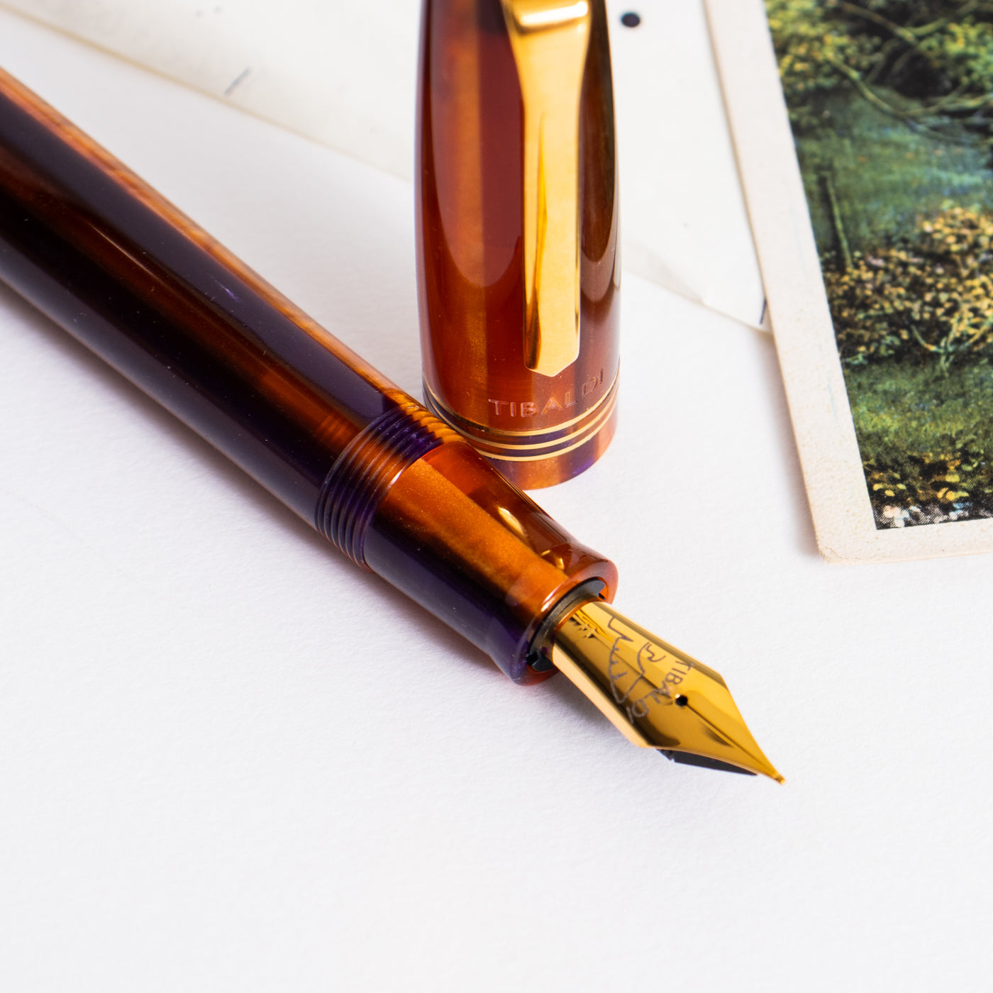 Tibaldi Bononia Seilan Purple Fountain Pen