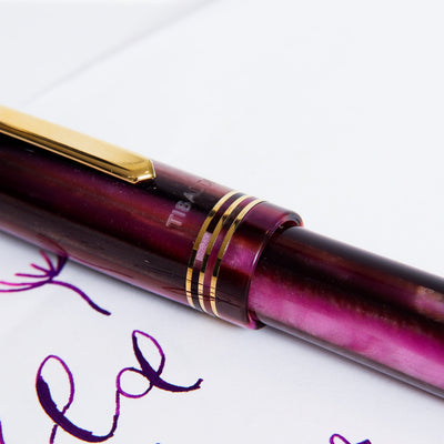 Tibaldi Bononia Zany Brown Fountain Pen Center Band