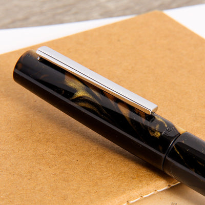 Tibaldi-Infrangible-Black-Gold-Fountain-Pen-Clip