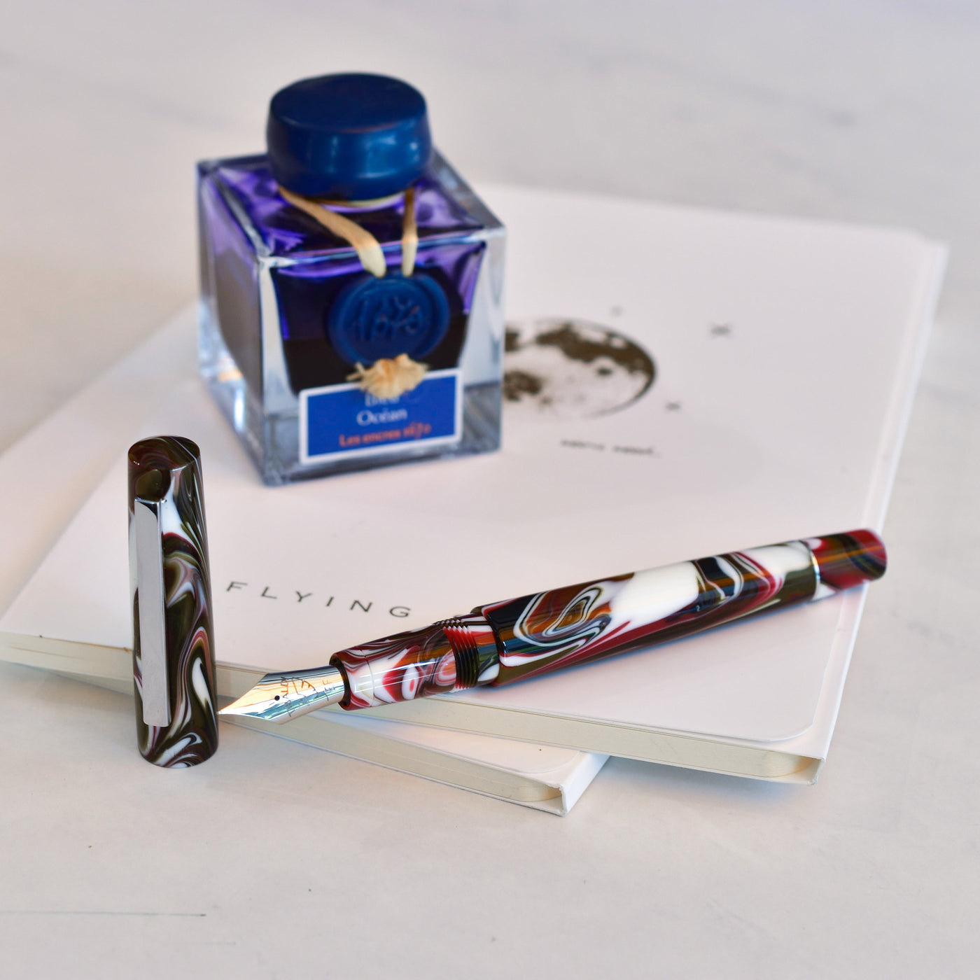 Tibaldi Infrangible Bloom Terra Rossa Fountain Pen