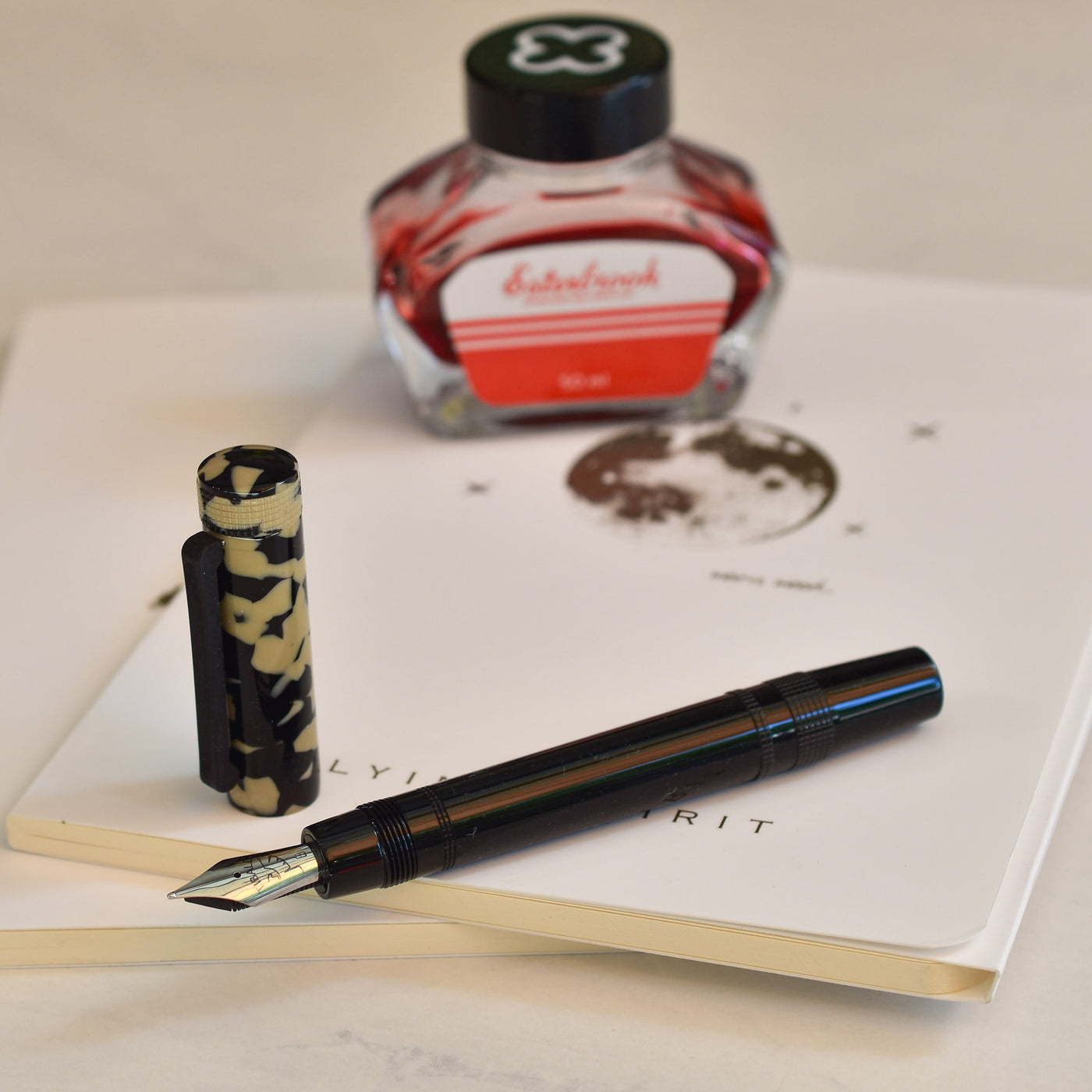 Tibaldi Perfecta Tortoise Beige Fountain Pen