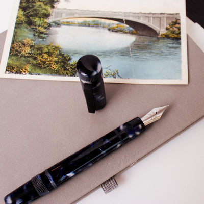 Tibaldi Perfecta LP Vinyl Blue Fountain Pen