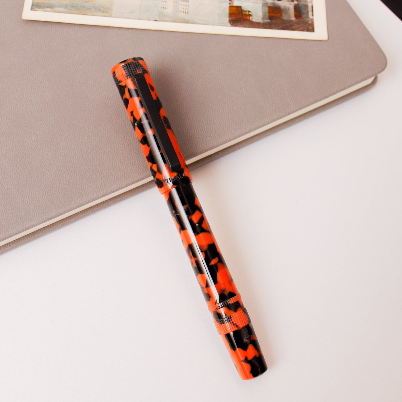 Tibaldi Perfecta LP Vinyl Orange Fountain Pen