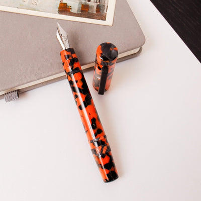 Tibaldi Perfecta LP Vinyl Orange Fountain Pen