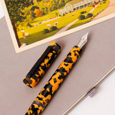 Tibaldi Perfecta LP Vinyl Yellow Fountain Pen